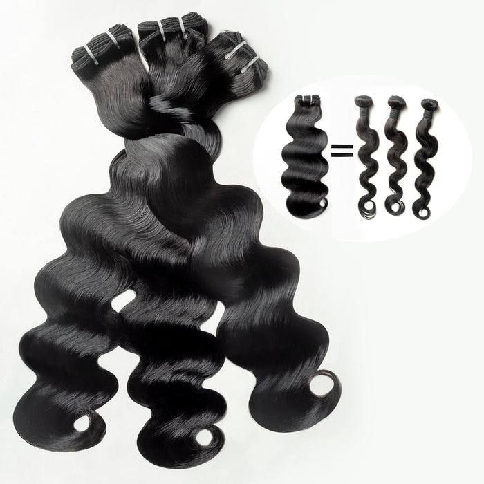 Raw hair bundles body wave