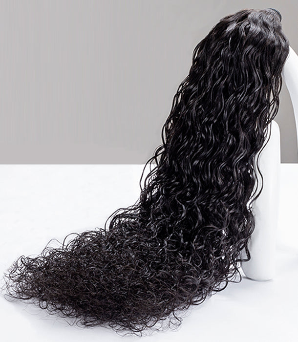 Raw hair single bundle water wave