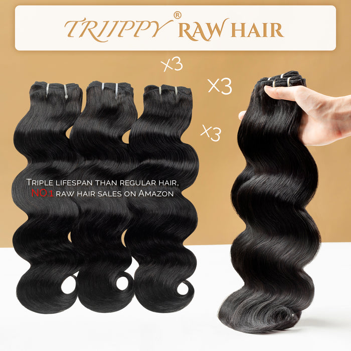 Raw hair bundles body wave