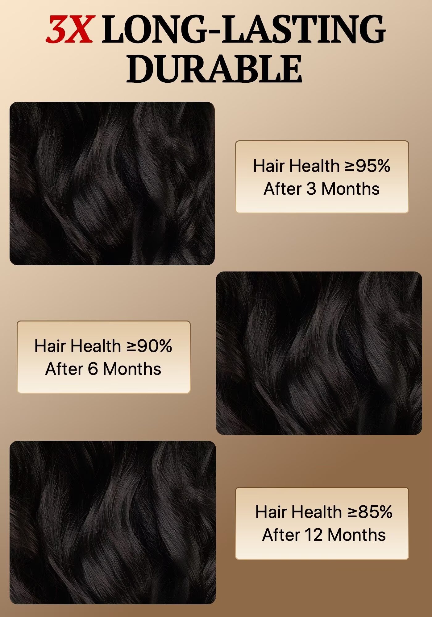 TRIIPPY Body Wave Bundles Human Hair,100% Raw Cambodian Hair Wavy Single Bundle,Triple The Lifespan Over Regular Virgin Hair Bundle,No.1 Raw Hair Brand On Amazon(Natural Color)