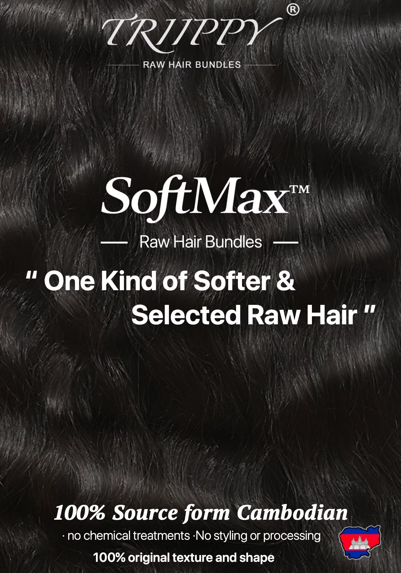TRIIPPY Raw Natural Body Wave Bundles Human Hair,100% Cambodian Raw Hair Sew in Weave Double Drawn 1 Bundle(14 Inch),3X Lasting And Durable Over Virgin Hair Bundle,No.1 Raw Hair Brand On Amazon